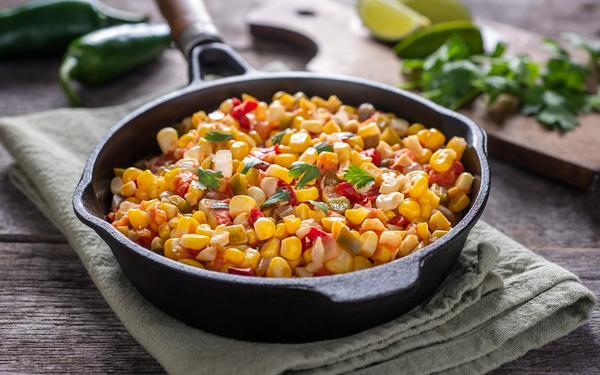 Recette easy corn salsa