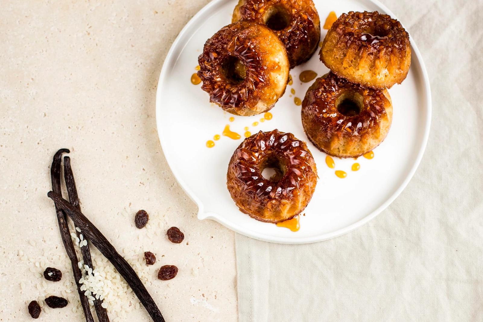 Petits gâteaux de riz à la crème d'avoine