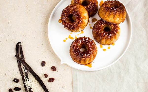 Petits gâteaux de riz à la crème d'avoine