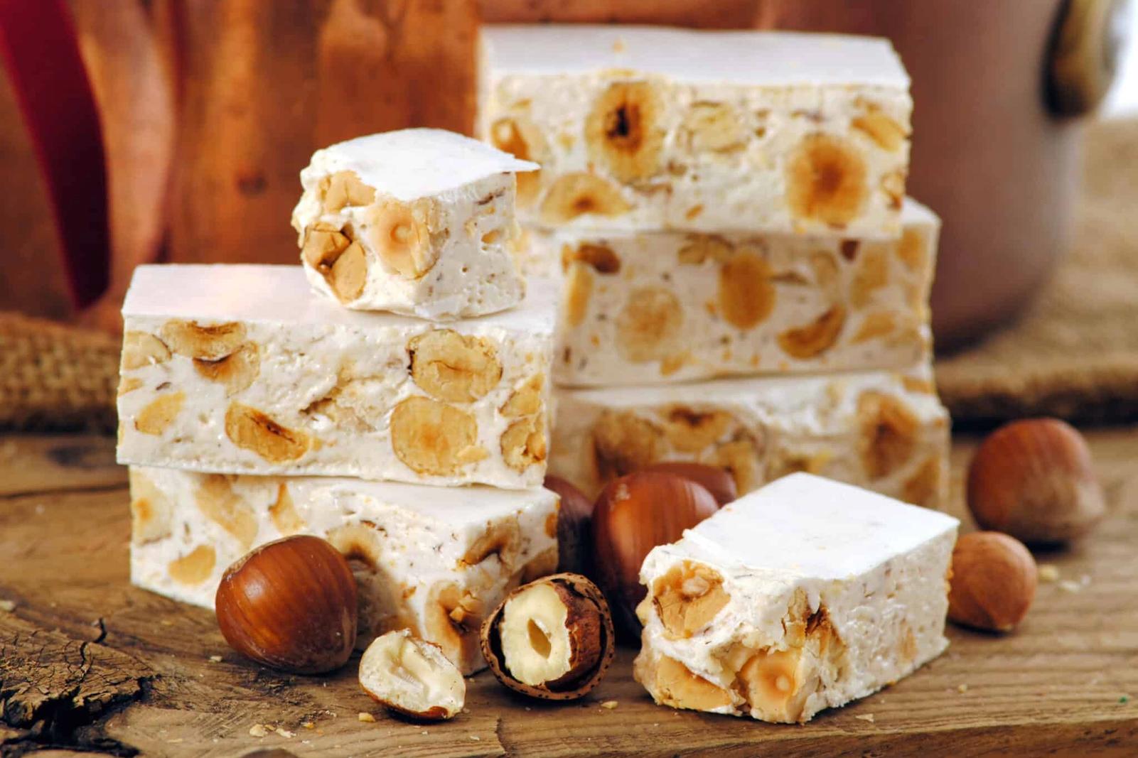 Nougat aux noisettes