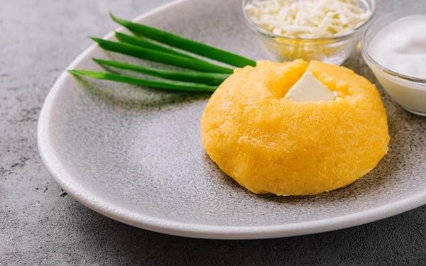 Polenta aux oignons