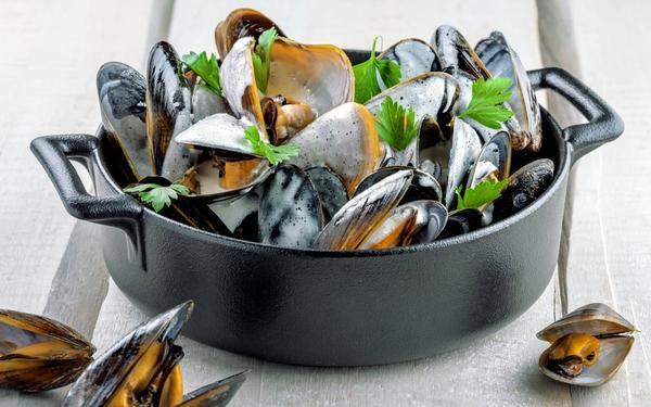 Recette moules à la crème