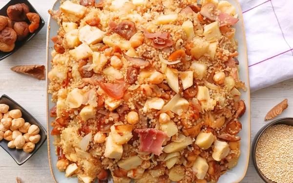 Quinoa champignons panais châtaigne – une recette forestière