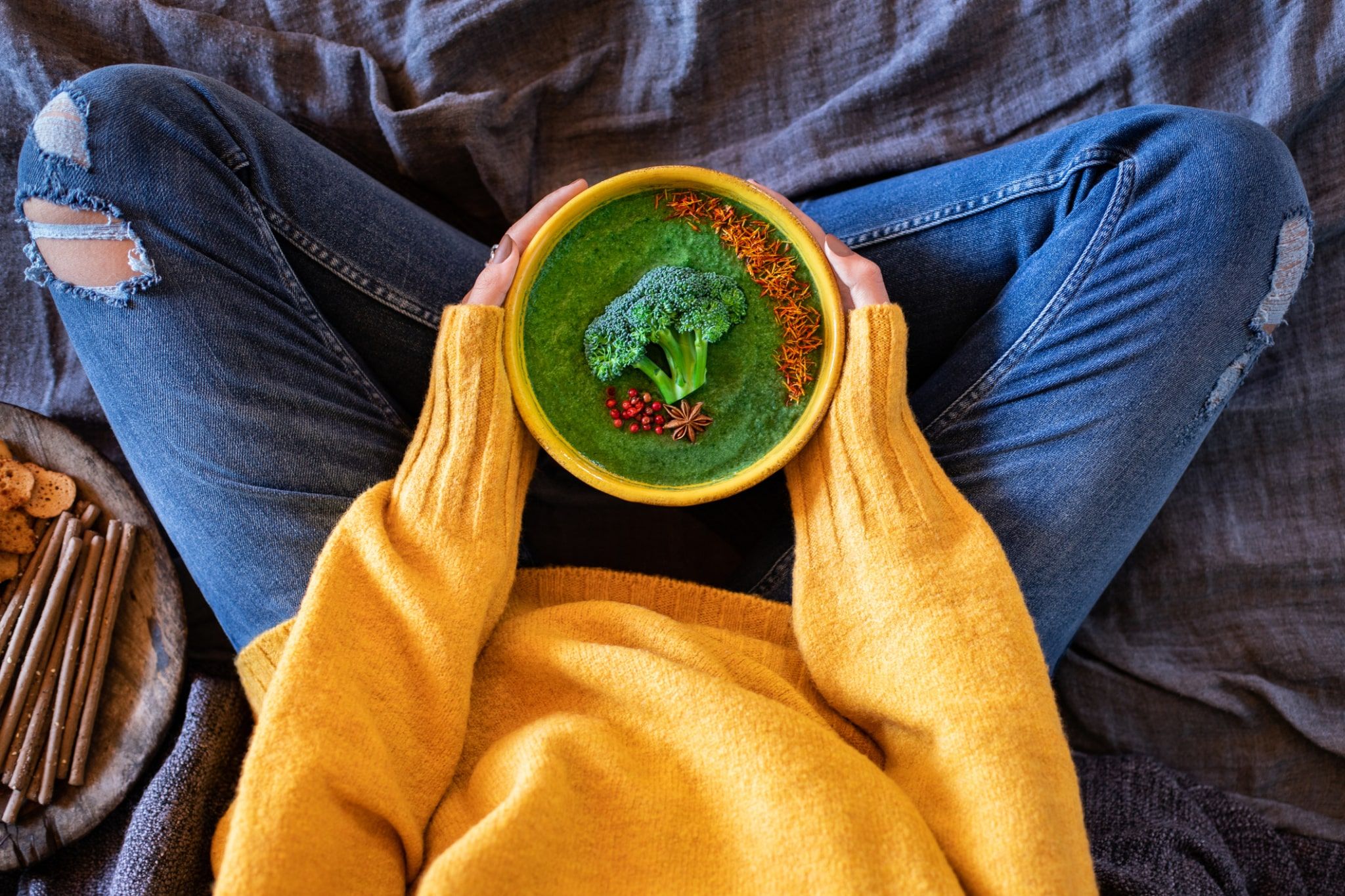 Soupe brocolis épinards