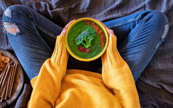 Soupe brocolis épinards