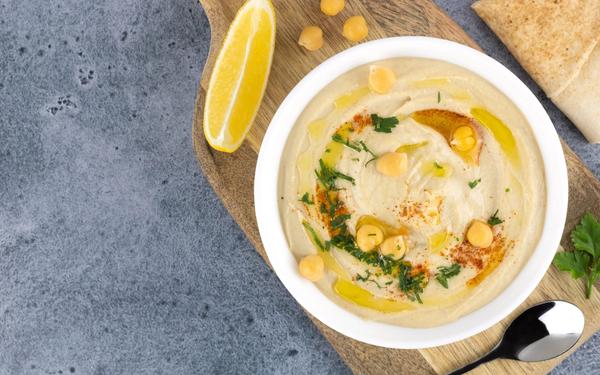 Recette houmous aux pois chiche et huile d'olive