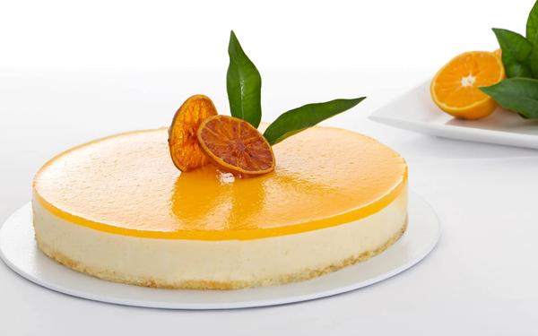Gâteau au fromage et à l'orange