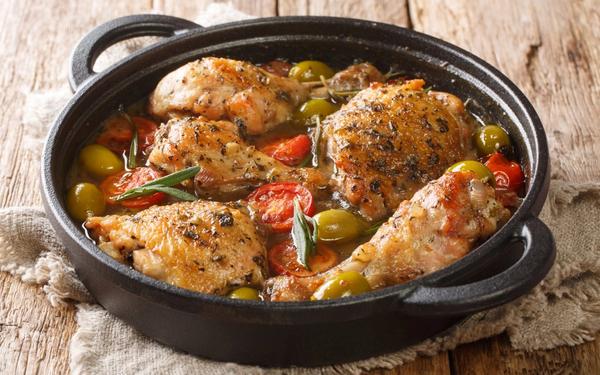 Poulet à la provençale