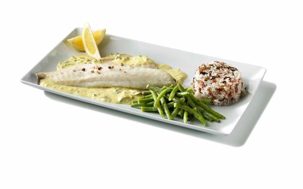 Filet de bar sauce au beurre blanc