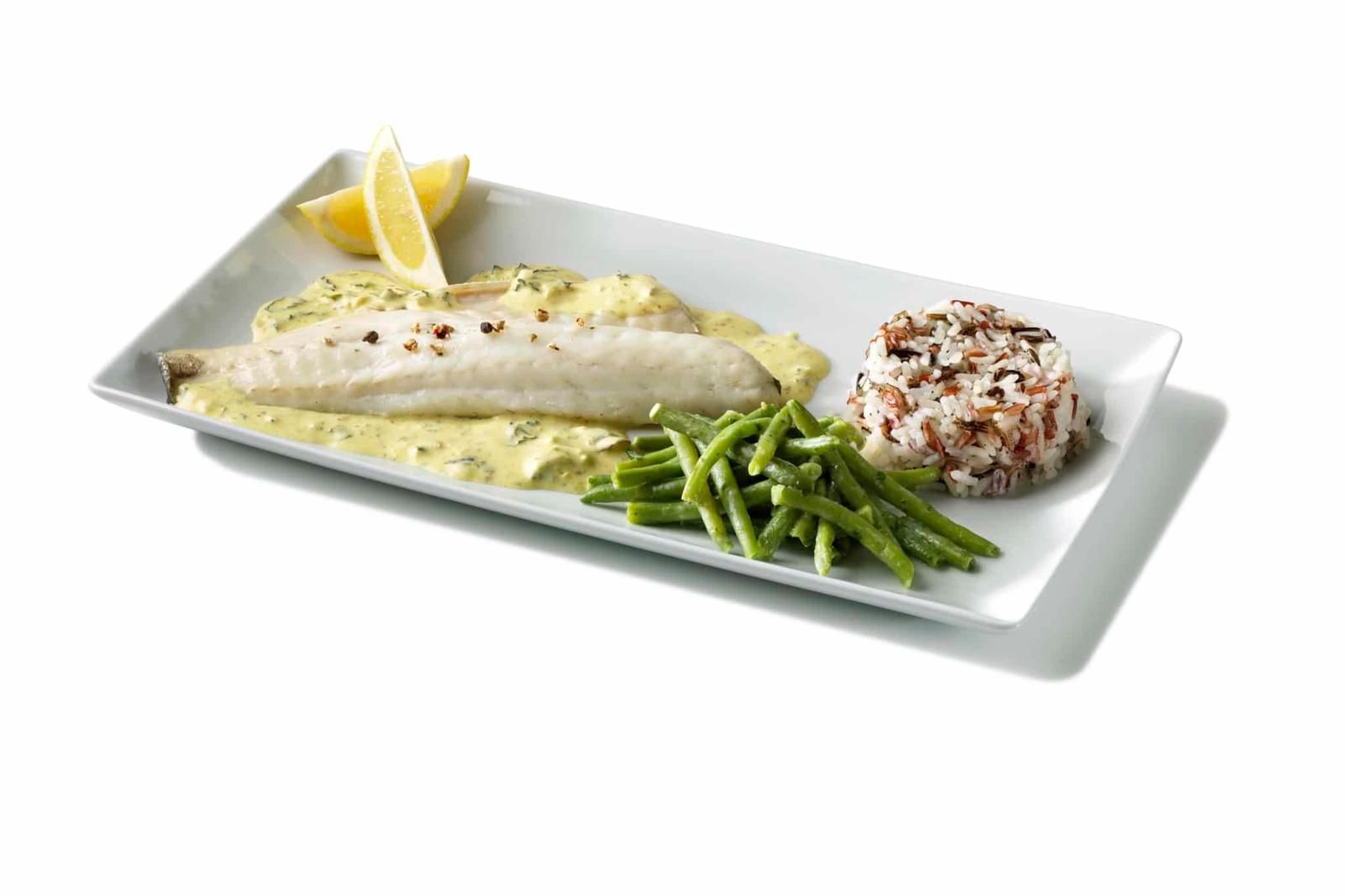 Filet de bar sauce au beurre blanc