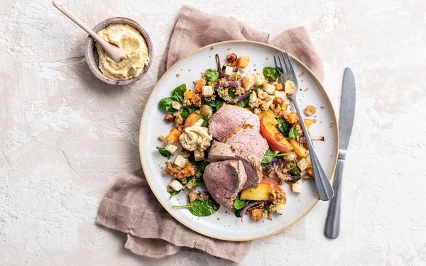 Quinoa au porc tendre et légumes sucré-salé