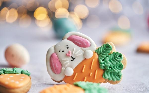 Biscuits de Pâques avec glaçage