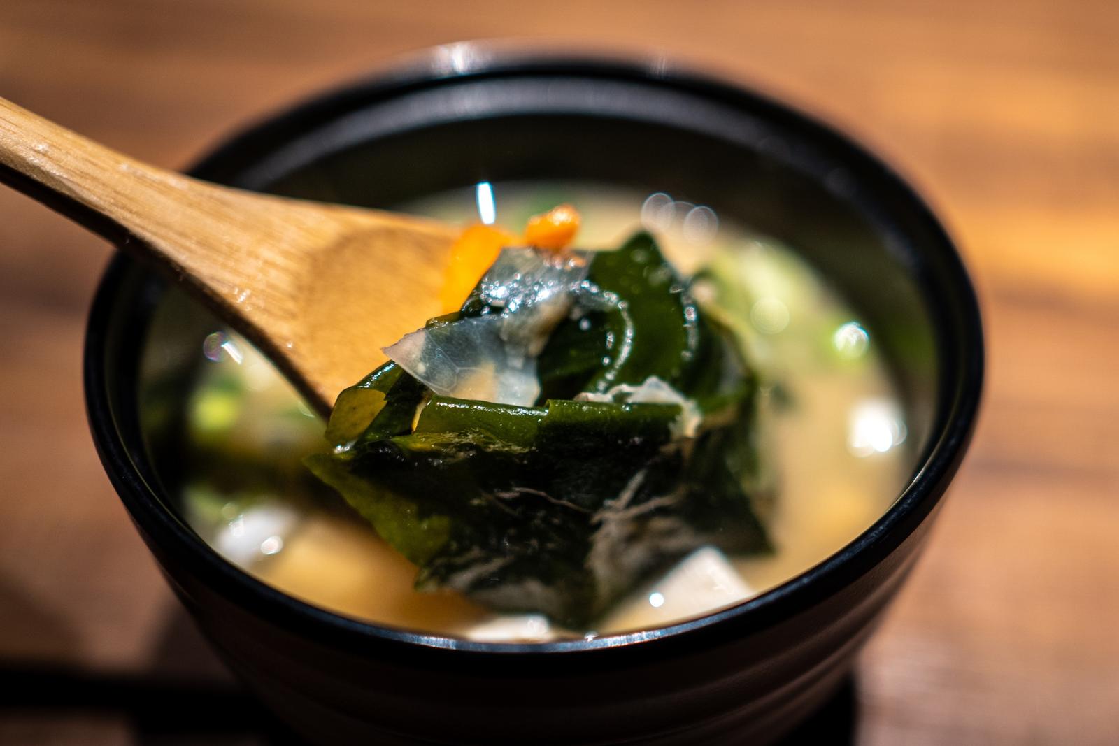 Soupe miso aux algues