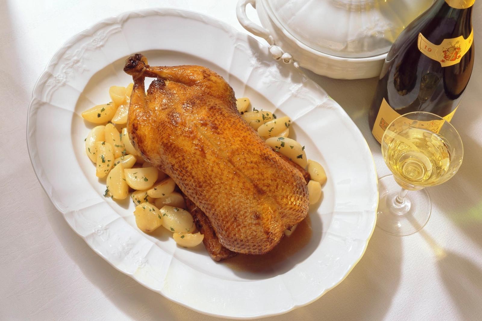 Canard entier aux navets