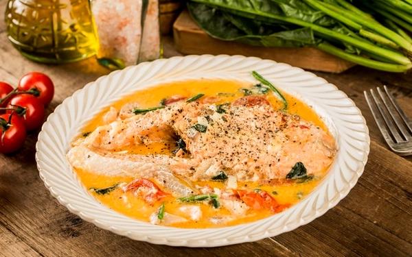 Saumon à la toscane
