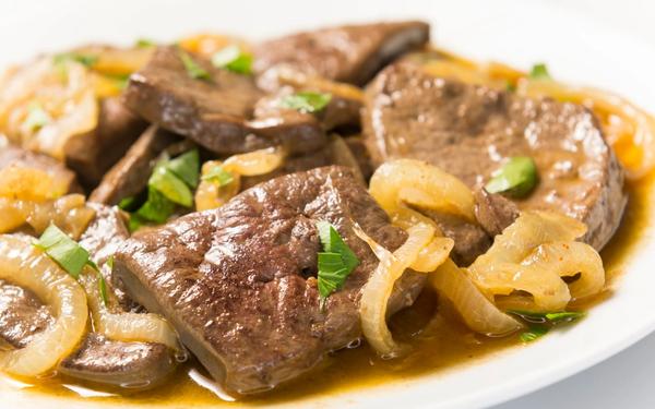 Foie de veau à l’oignon