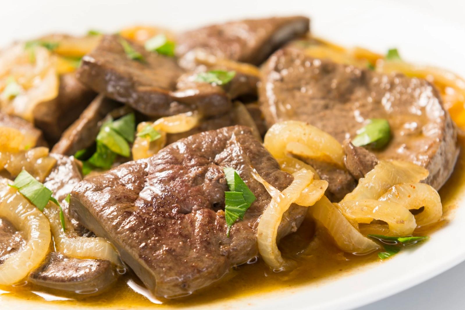 Foie de veau à l’oignon