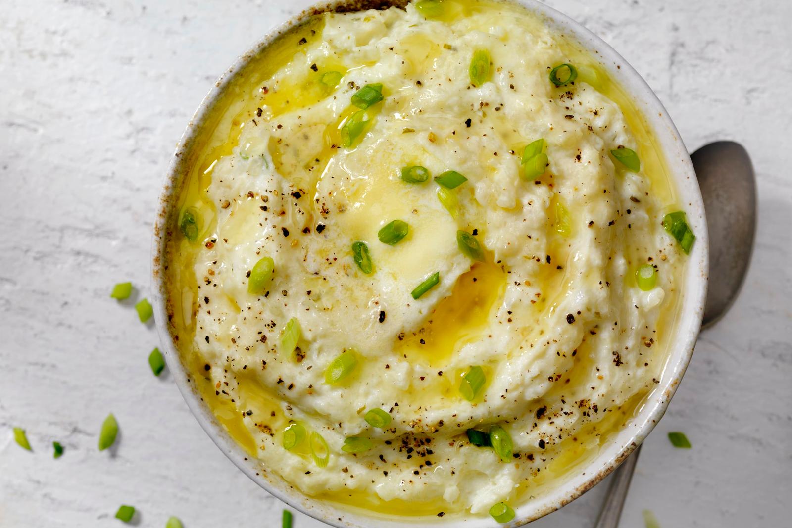 Purée crémeuse de chou-fleur au beurre
