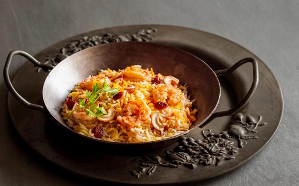 Recette biryani avec riz basmati et crevettes
