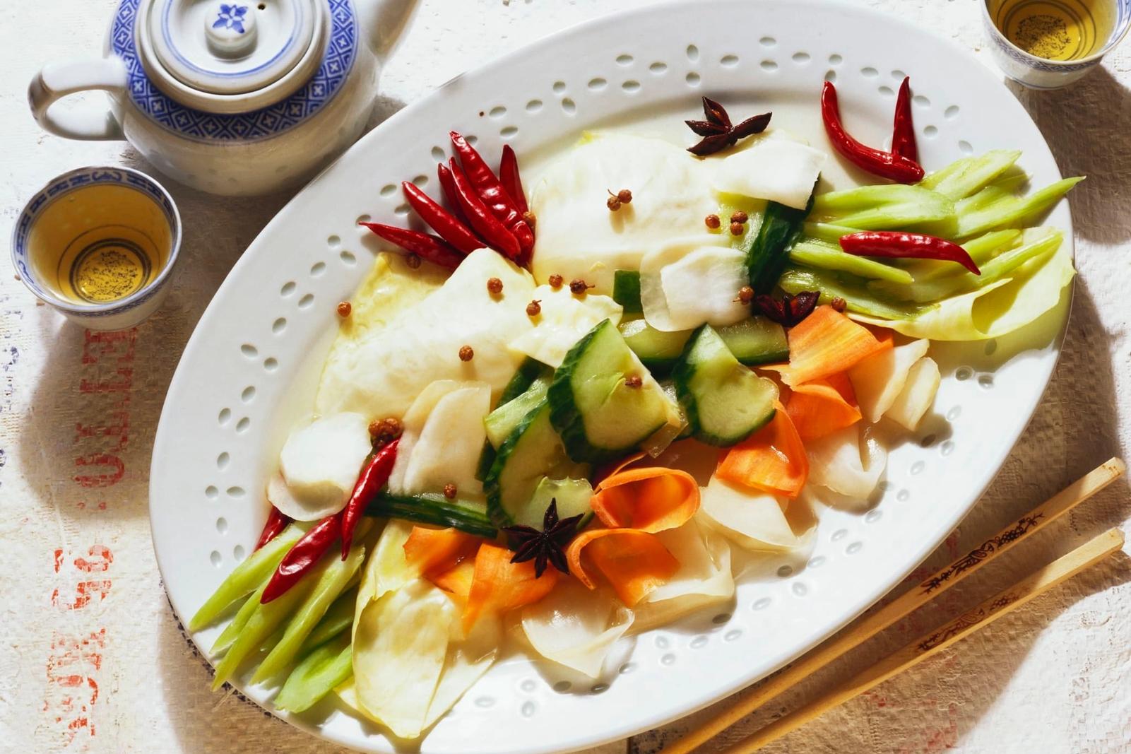 Légumes marinés du Sichuan