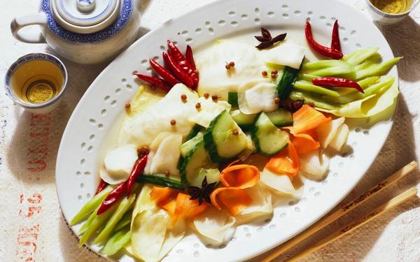 Légumes marinés du Sichuan