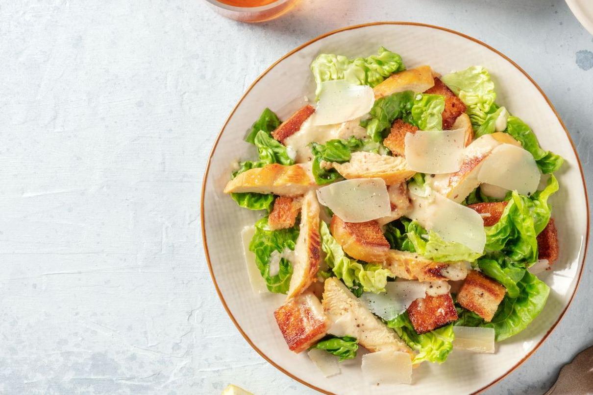 Recette salade césar légère au poulet