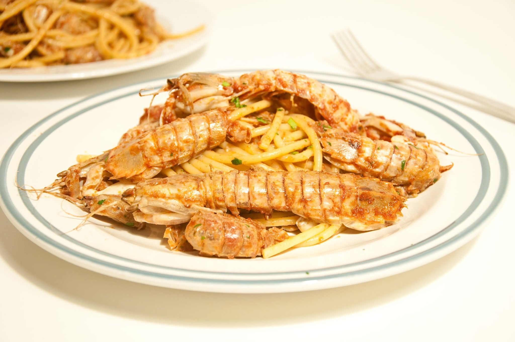 Spaghetti à la mante de mer