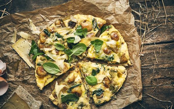 Tortilla à la tomme de jersiaise