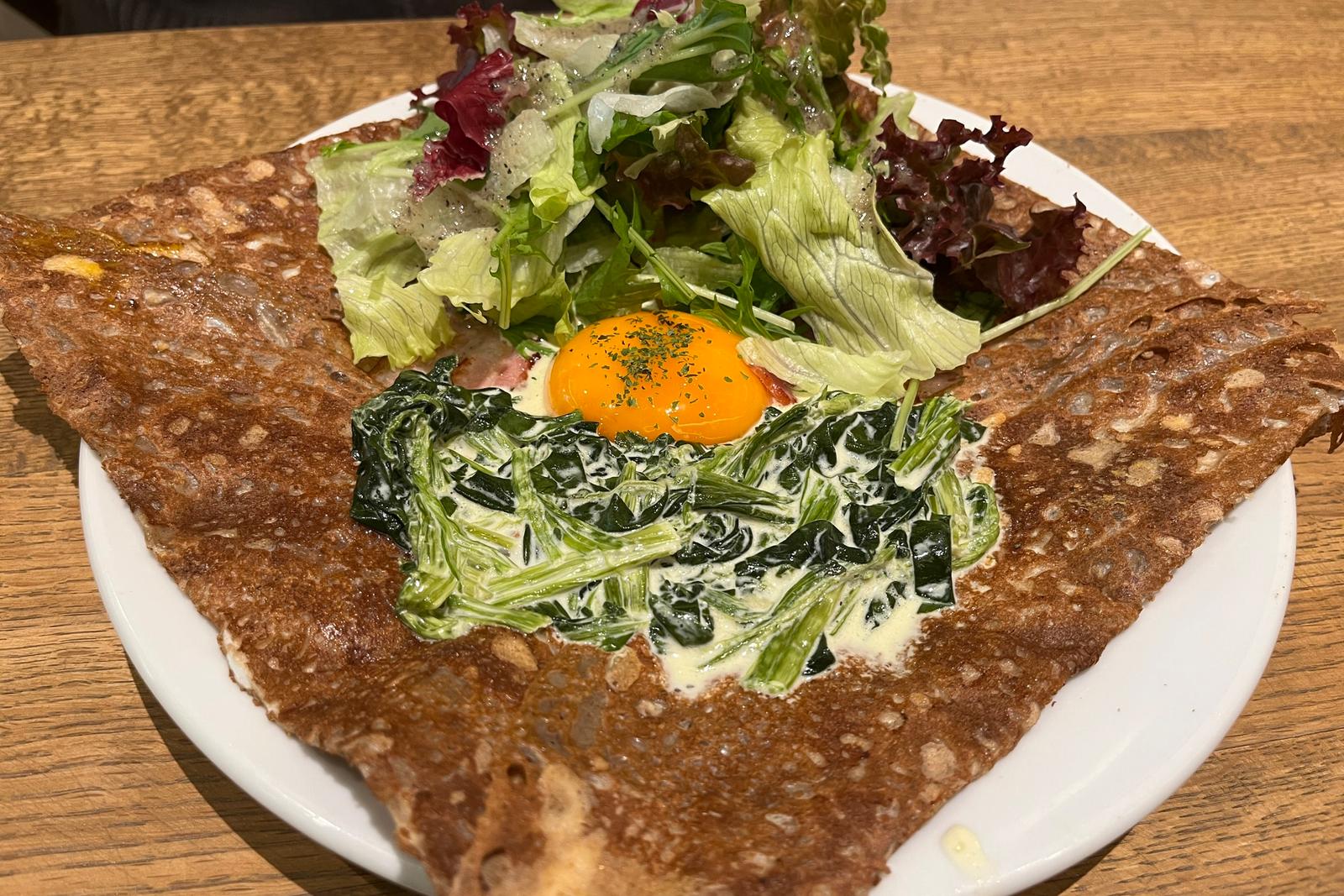 Galette aux épinards