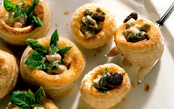 Vol-au-vent aux morilles et ris de veau