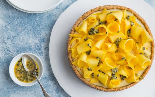 Gâteau au fromage mangue - passion