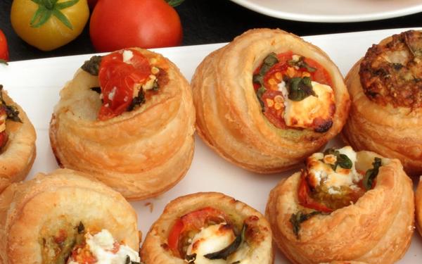 Recette bouchées fromage de chèvre et tomate
