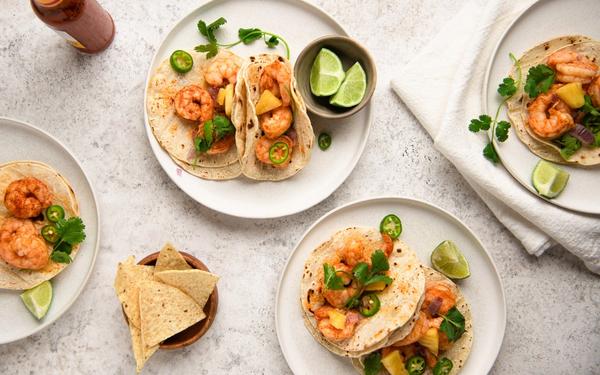 Tacos aux crevettes