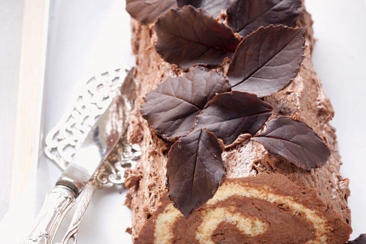 Bûche de Noël à la crème de café