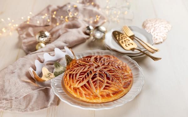 Galette des rois à la compote de pomme