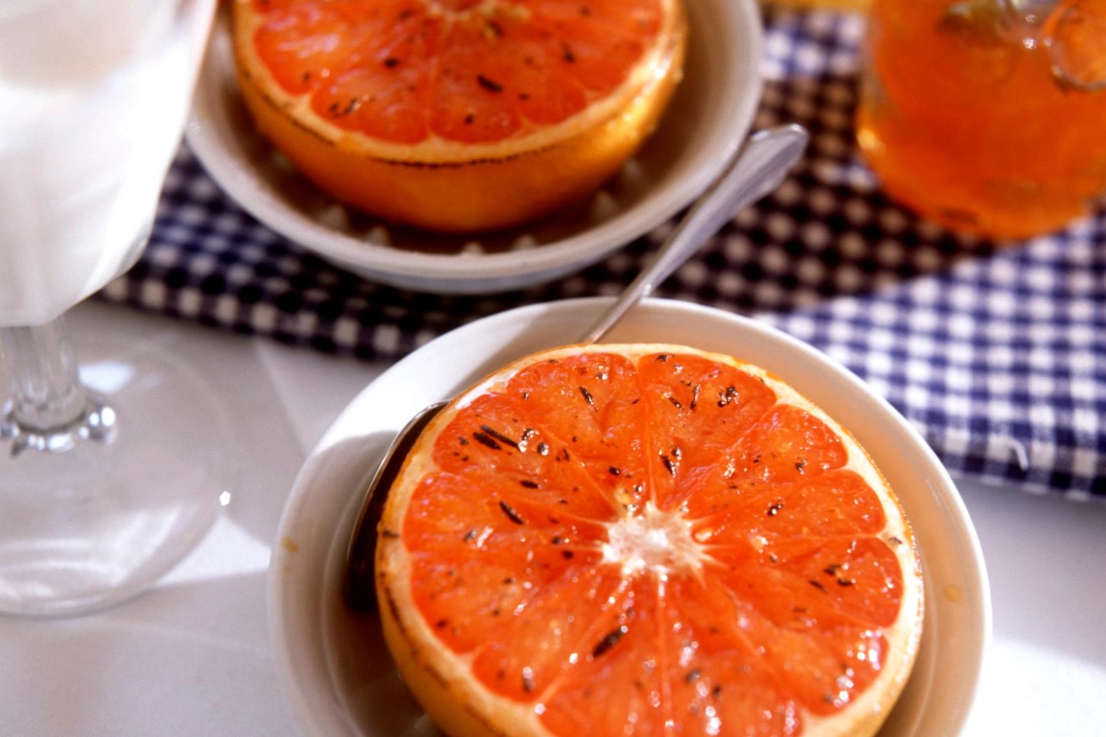 Pamplemousse grillé au miel