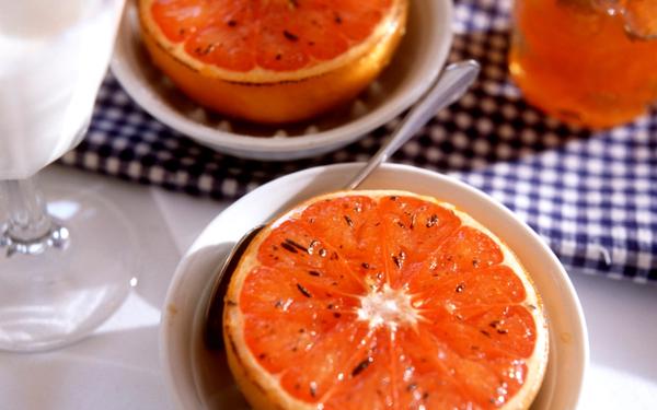 Pamplemousse grillé au miel