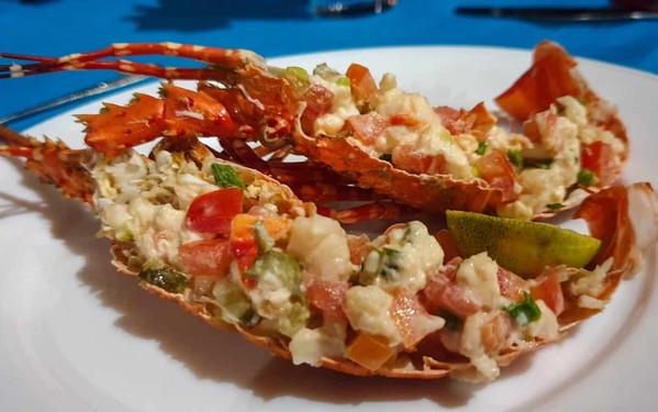 Recette homards mayonnaise et petits légumes