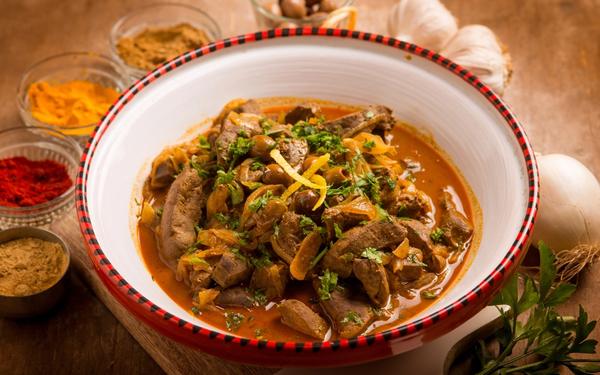 Foie mariné à la marocaine