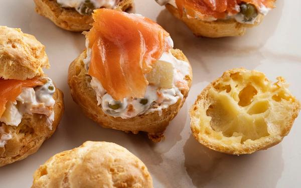 Recette pâte à choux au saumon fumé