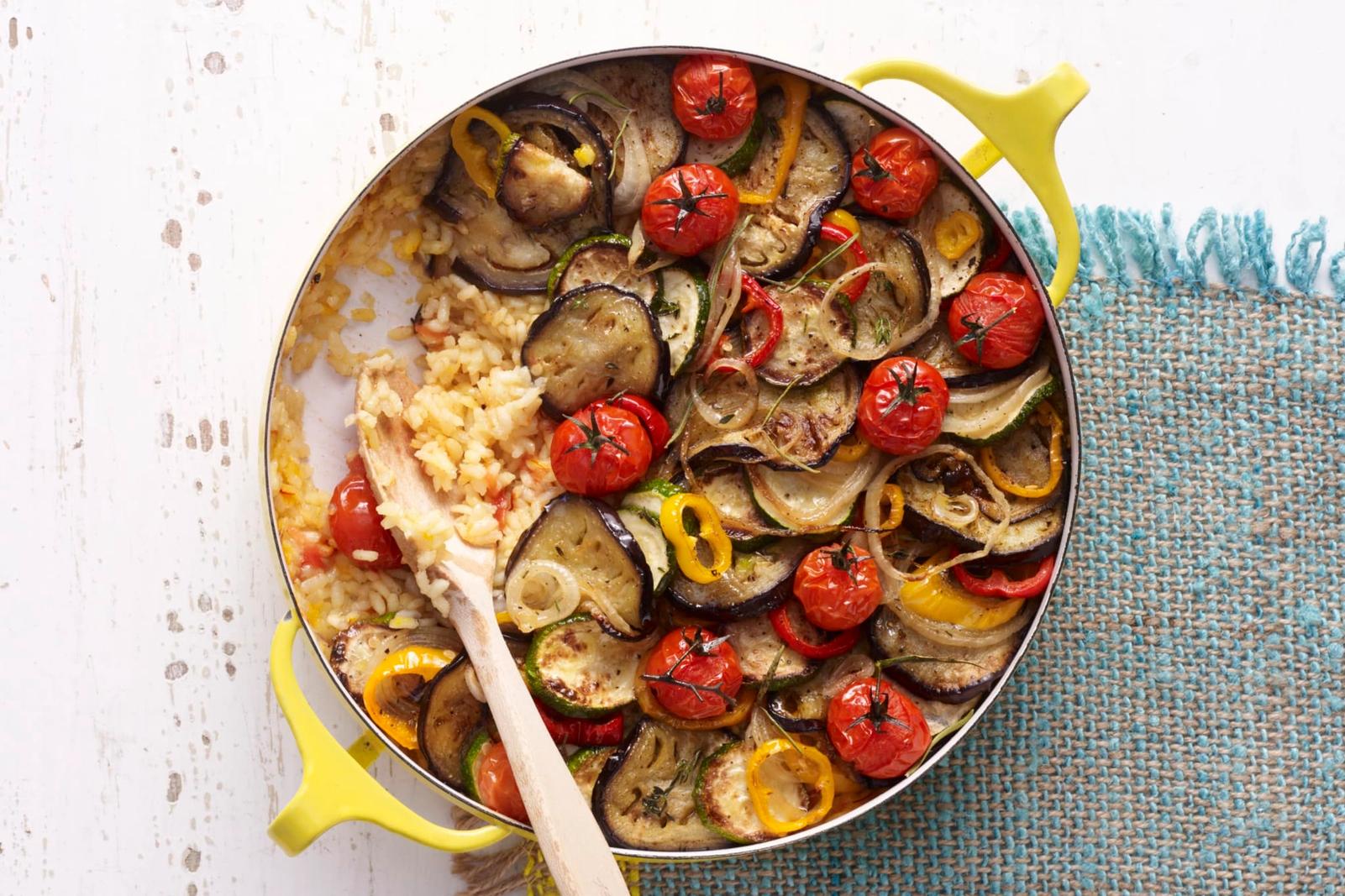 Ratatouille paëlla végétarienne