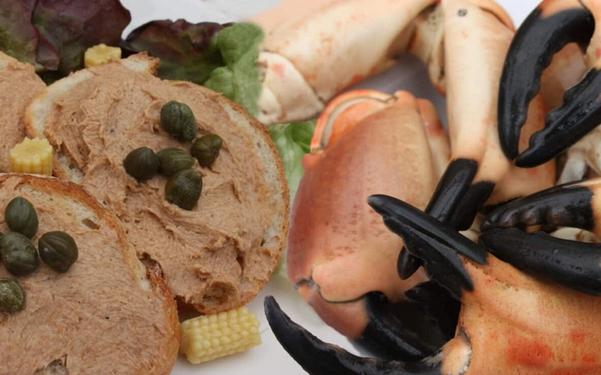 Recette toast de rillettes aux pinces de crabe
