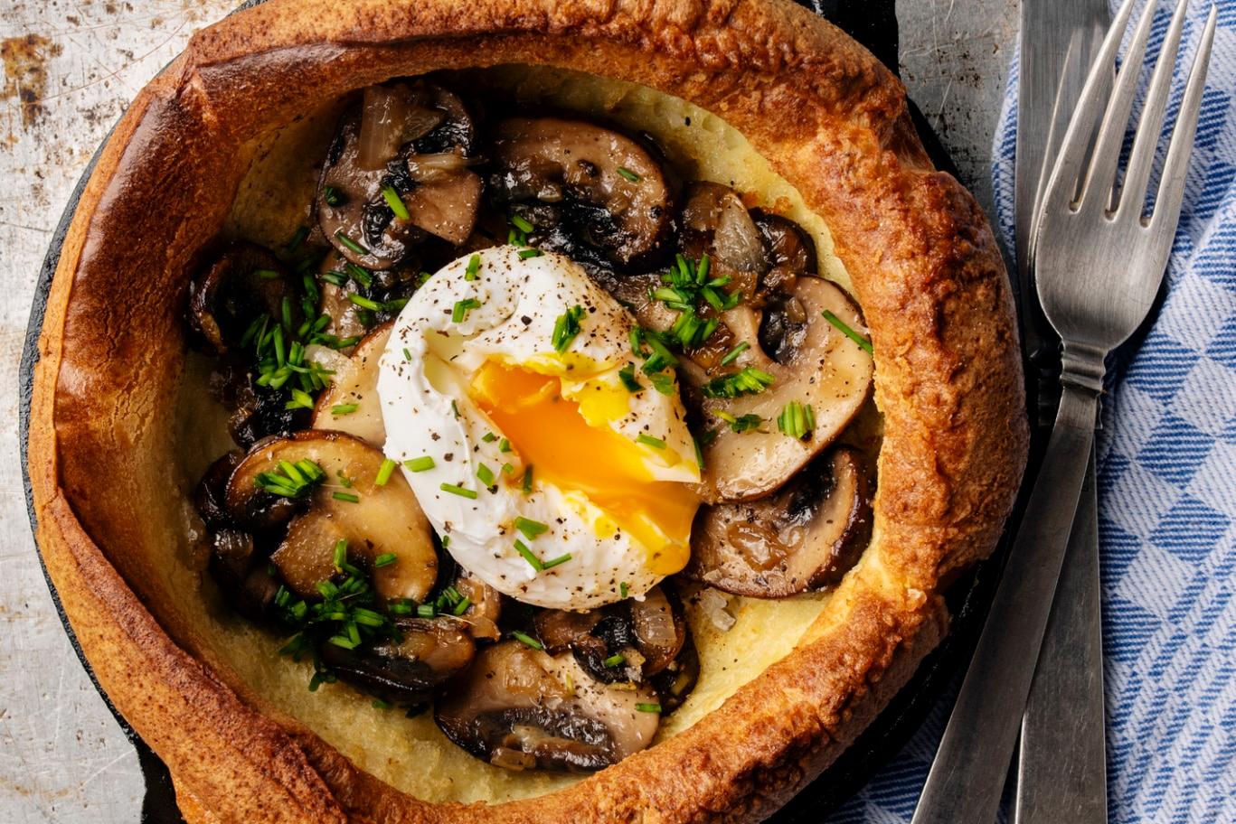 Pudding du Yorkshire farci