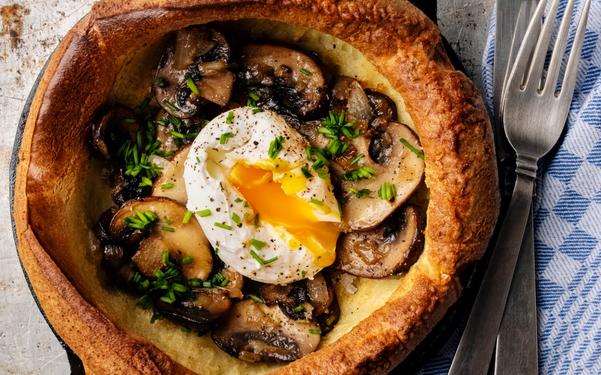 Pudding du Yorkshire farci