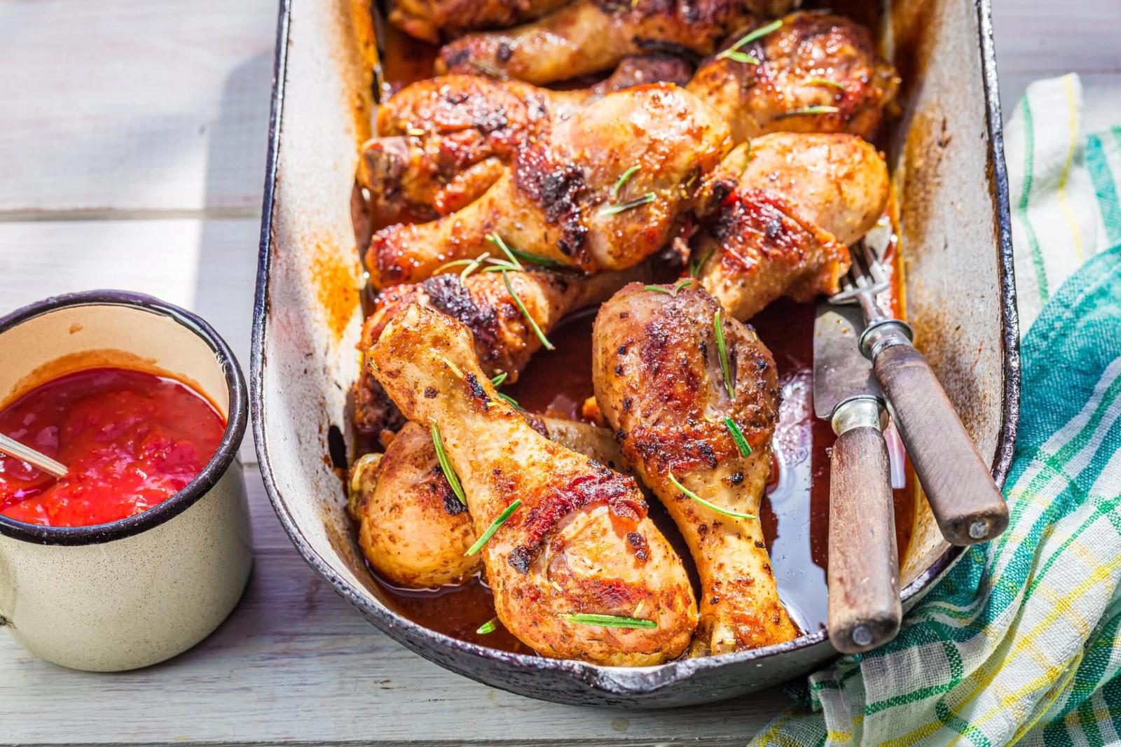 Recette cuisses de poulet aux herbes épicées