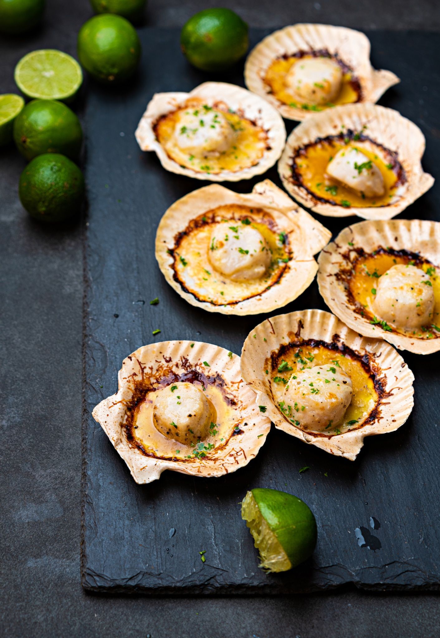 Pétoncles au parmesan