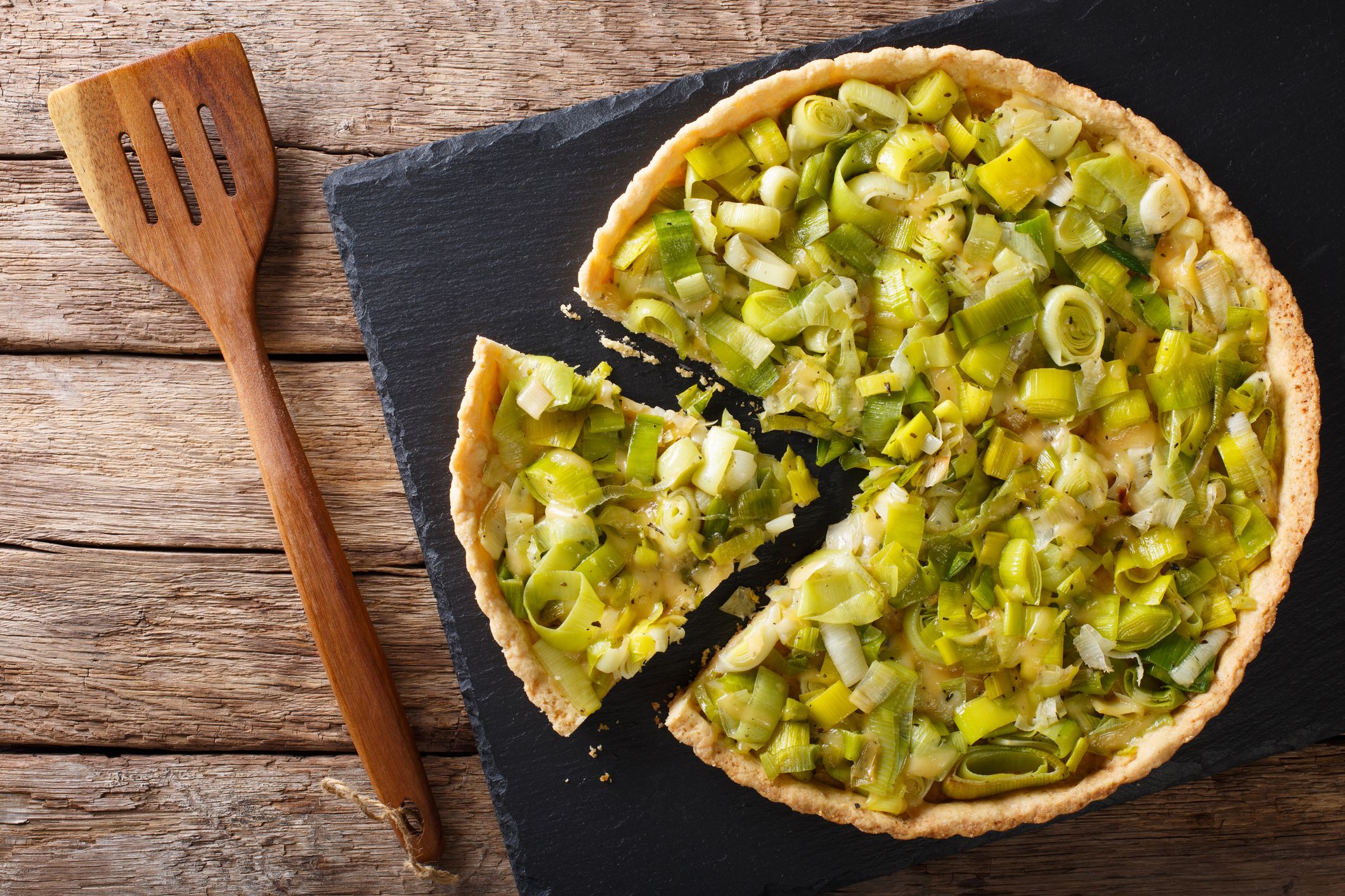 TEST Quiche aux poireaux