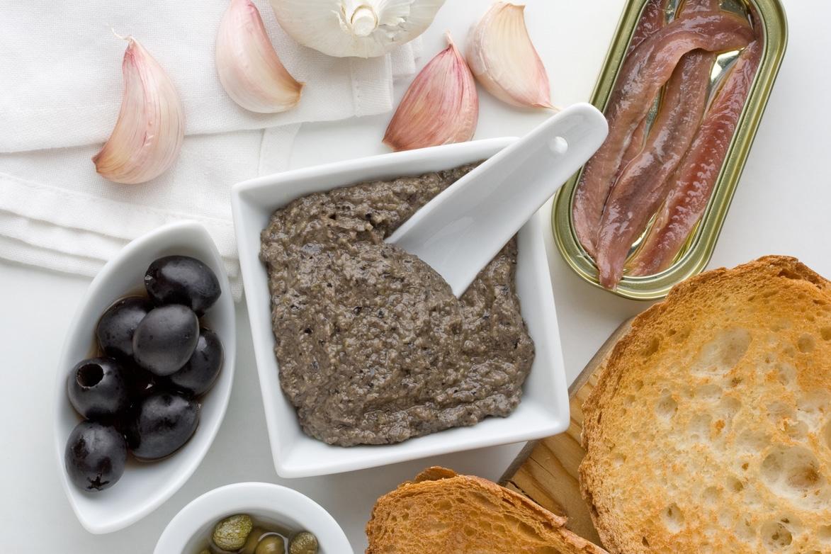Recette de la tapenade provençale aux anchois