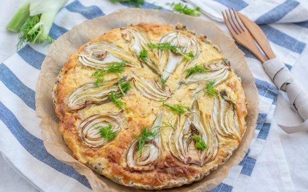 Quiche de fenouil