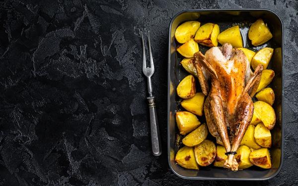 Recette pintade rôtie au four